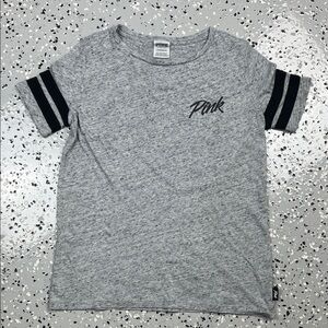 PINK Victoria's Secret Heathered Gray Tee XS